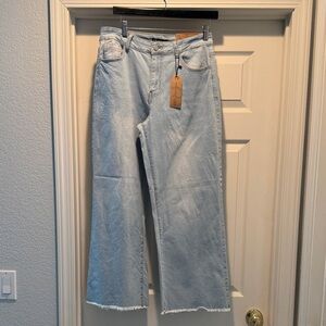 Our Republic For All High Rise Wide Leg Light Blue Women's Jeans 8 NWT